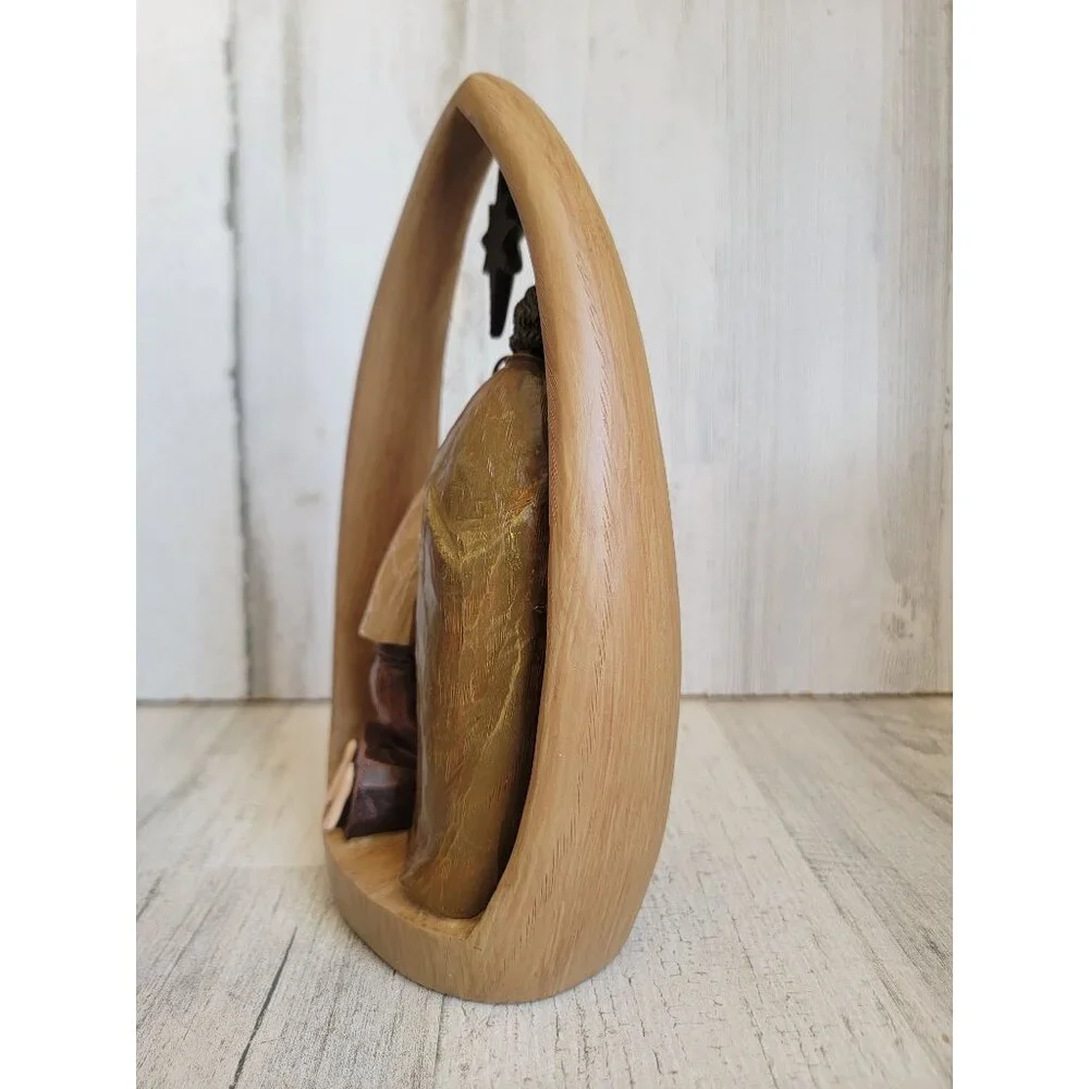 Ganz Holy family Joseph Mary Jesus Nativity scene star wooden‎ home decor